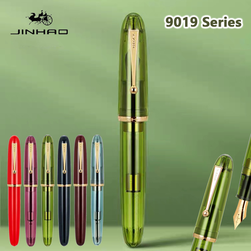 Office Stationery Supply Business - Jinhao 9019 만년필 투명 고급 송진