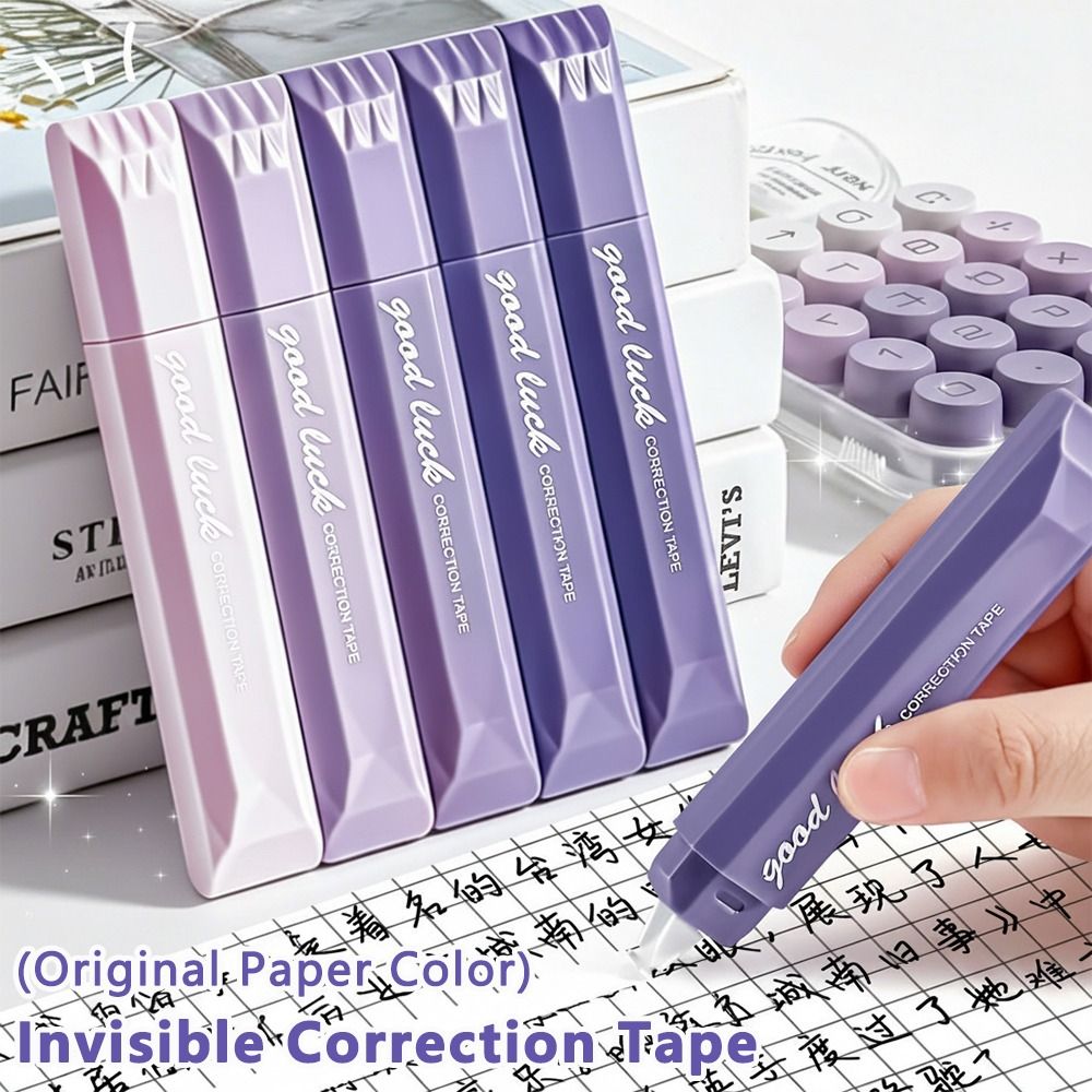 Correction Tape Roller - 5개입 세트, 그라데이션 색상 교정 테이프,