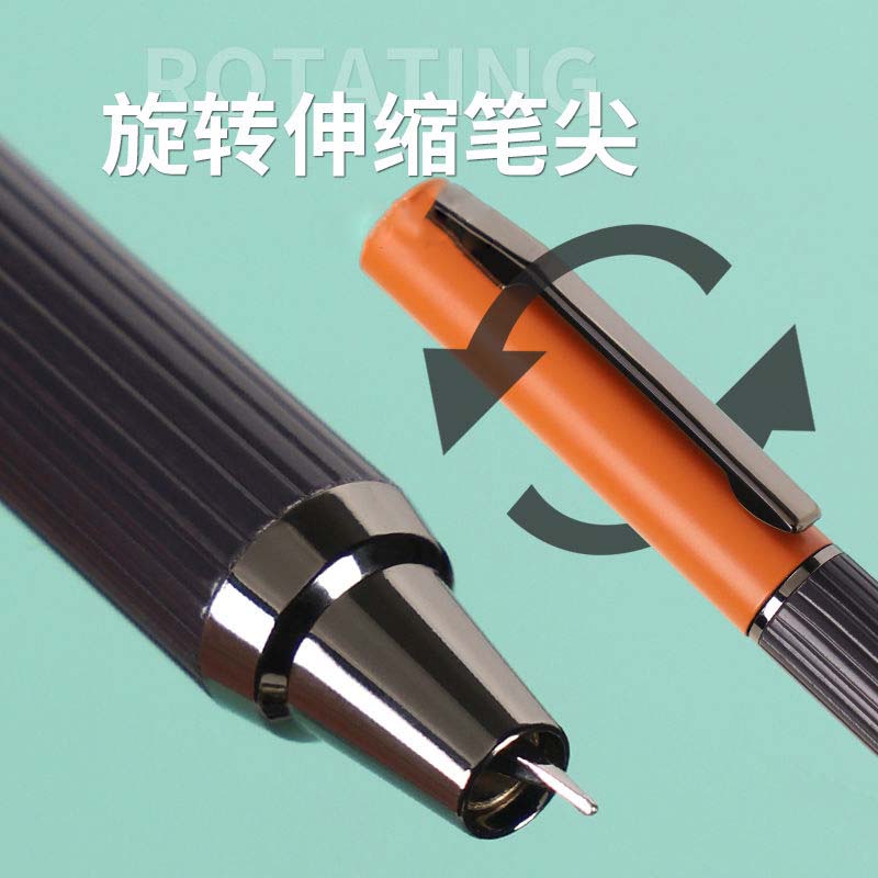 Office Stationery Supply Business - 2022 만년필 금속 잉크 펜, 개폐식