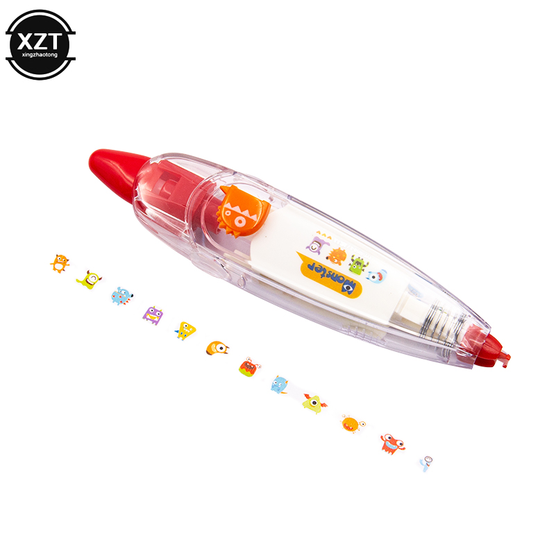 귀여운 카와이 동물 프레스 타입 만화 장식 수정 테이프 - Correction Tape Roller 리뷰 및 가격
