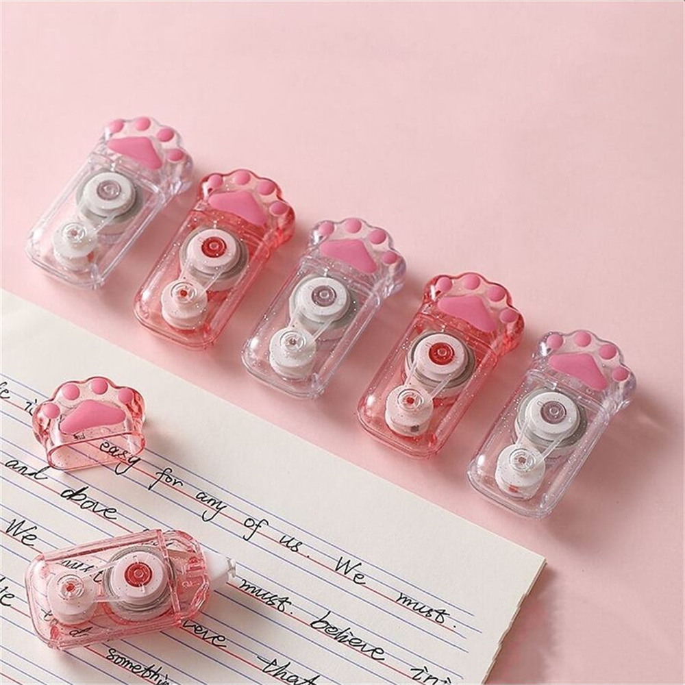 만화 고양이 클로 교정 테이프, 빠른 세척 및 사용하기 - Correction Tape Roller 리뷰 및 가격