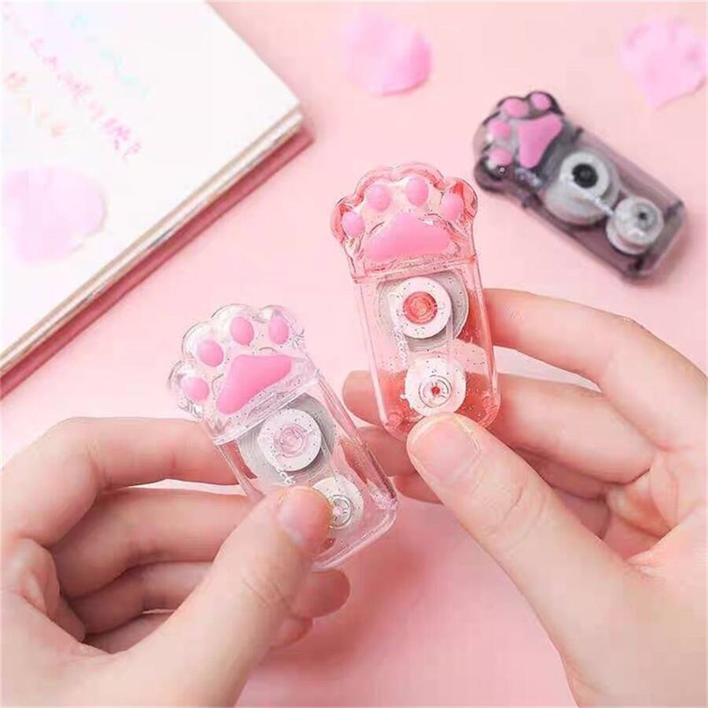 만화 고양이 클로 교정 테이프, 빠른 세척 및 사용하기 - Correction Tape Roller 리뷰 및 가격
