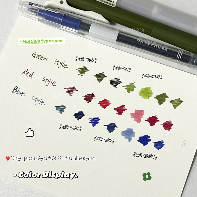6PCS 컬러 서예 펜 여러 종류의 펜 세트 0.5mm - Pentel Pen Energel 리뷰 및 가격