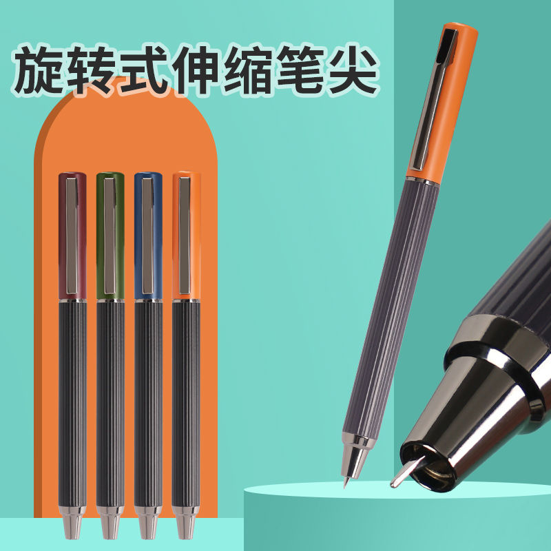 2022 만년필 금속 잉크 펜, 개폐식 EF/F 펜촉  - Office Stationery Supply Business 리뷰 및 가격